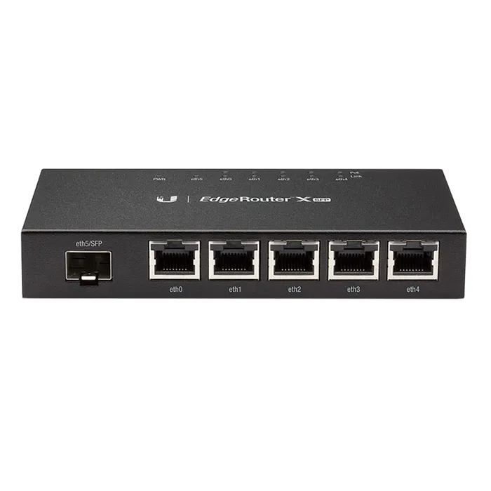 Ubiquiti ER-X-SFP | EdgeRouter X SFP 5 x Port PoE 1000Base-T + 1 x Port SFP Gigabit Ethernet Router Refurbished - Ubiquiti refurbished available on Gotodirect