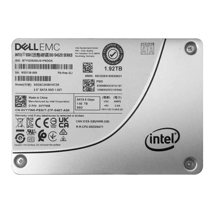 Dell VYYW8 | 1.92TB Triple-Level Cell SATA 6Gb/s 2.5-Inch Solid State Drive Refurbished - Dell refurbished available on Gotodirect