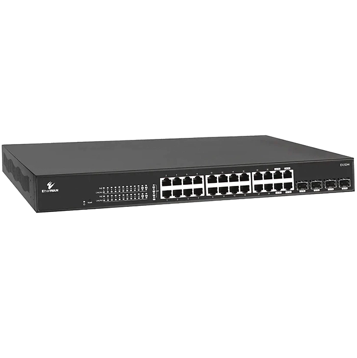 Etherwan EX19244 | Smart 24-Ports Gigabit Ethernet PoE Managed Network Switch Refurbished -  refurbished available on Gotodirect
