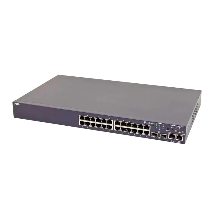 Dell WJ684 | PowerConnect 3424 24 x Ports 10/100Base-T Managed Rack-mountable Fast Ethernet Network Switch Refurbished - Dell refurbished available on Gotodirect