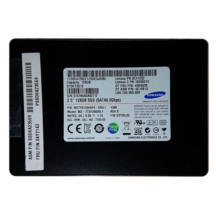 Lenovo 04Y2143 | 128GB Triple-Level Cell SATA 6Gb/s 2.5-Inch Solid State Drive Refurbished - Lenovo refurbished available on Gotodirect