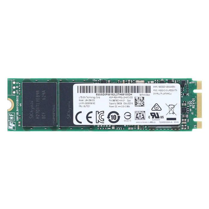 Lenovo 00JT021 | 256GB SATA 6Gb/s M.2 2280 Solid State Drive for ThinkPad Refurbished - Lenovo refurbished available on Gotodirect