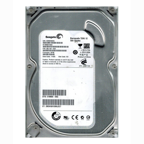 HP 519600-003 | 500GB 7200RPM SATA 3Gb/s NHP 16MB Cache LFF 3.5-inch Hard Drive Refurbished - Hewlett-Packard (ou HP en abrégé) refurbished available on Gotodirect