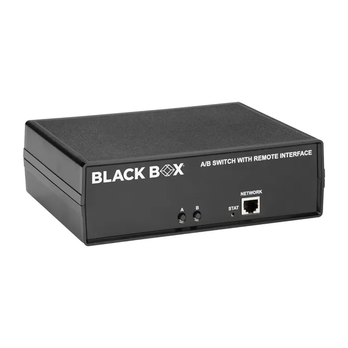Black Box SW1041A | 3 x Ports 1000Base-T + 1 x Port 10Base-T Remote Controlled Ethernet CAT6 A/B Switch Refurbished -  refurbished available on Gotodirect