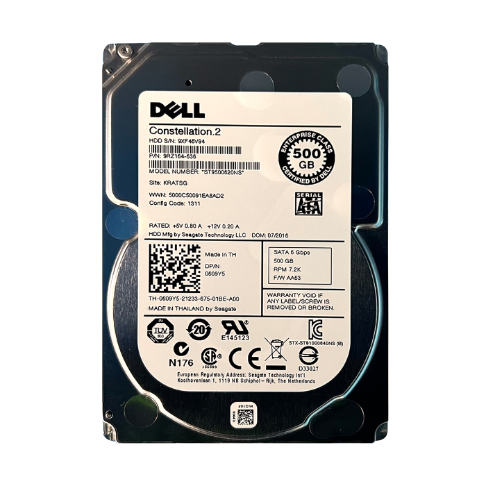 Seagate 9RZ164-636 | Constellation.2 Series 500GB 7200RPM SATA 6Gb/s 64MB Cache (512) 2.5-Inch Hard Drive Refurbished - Seagate refurbished available on Gotodirect