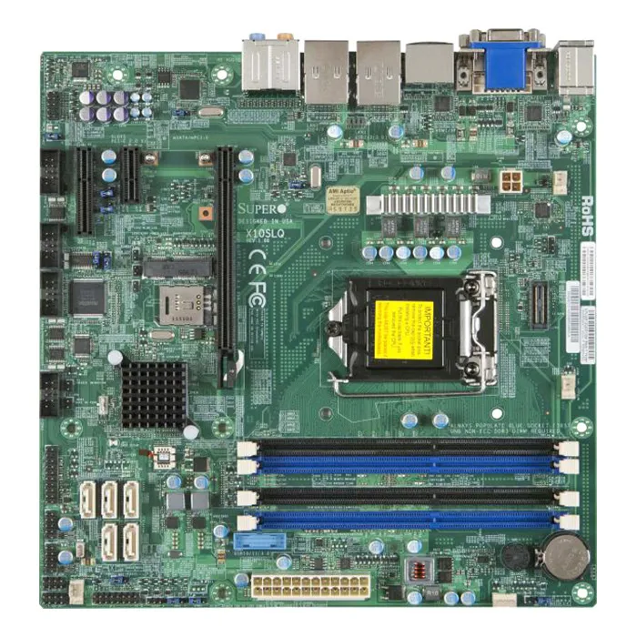 Supermicro MBD-10SLQ-O | Intel Q87 Express PCH Chipset 4th Gen Core i3/ i5/ i7/ Pentium/ Celeron Processors Support Socket LGA1150 micro-ATX Server Refurbished -  refurbished available on Gotodirect