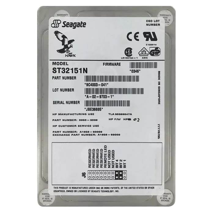 HP A1658-60009 | 2GB 5400RPM Fast SCSI 50-Pin512KB Cache 3.5-Inch Hard Drive Refurbished - Hewlett-Packard (ou HP en abrégé) refurbished available on Gotodirect