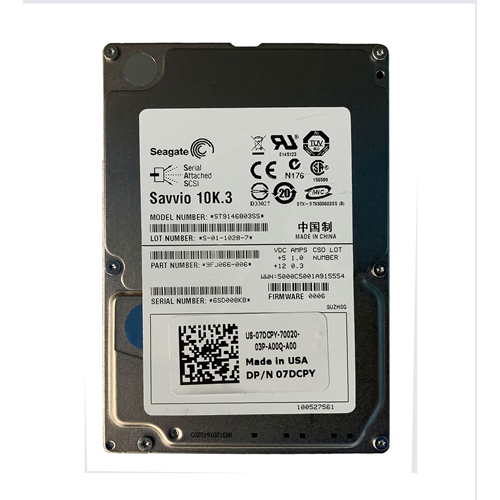 Dell 7DCPY | 146GB 10000RPM SAS 3Gb/s 2.5-Inch Hard Drive Refurbished - Dell refurbished available on Gotodirect