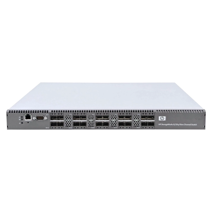 HP AK242B#ABA | StorageWorks 8/20Q 16 x Ports Active Fibre Channel 1U Rack-mountable Layer 2 Managed Network Switch Refurbished - Hewlett-Packard (ou HP en abrégé) refurbished available on Gotodirect