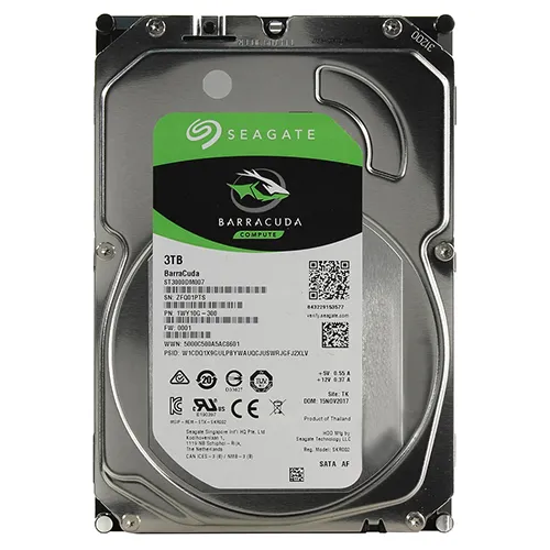 Seagate ST3000DM007 | BarraCuda 3TB 5400RPM SATA 6Gb/s 256MB Cache (512e) 3.5-Inch Hard Drive Refurbished - Seagate refurbished available on Gotodirect