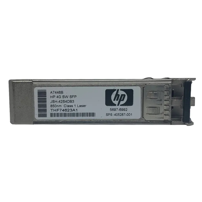 HP 5697-6992 | 4Gb/s 4GBase-SW Multi-Mode Fibre 850nm Fibre Channel LC Connector SFP Transceiver Module Refurbished - Hewlett-Packard (ou HP en abrégé) refurbished available on Gotodirect