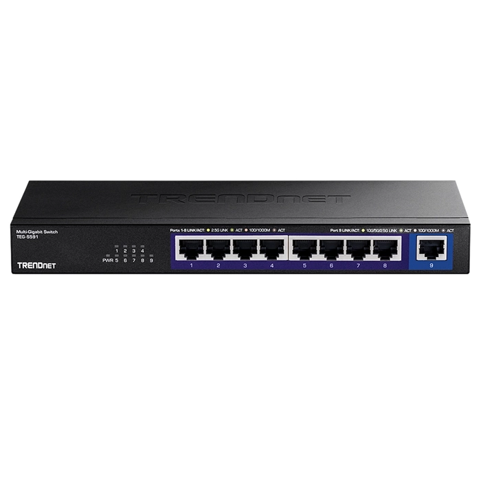 Buy TRENDnet TEG-S591 | 8-Ports 2.5GBase-T RJ-45 GbE 1-Port 10GBase-T RJ-45 GbE Wall-mountable Gigabit Ethernet Network Switch Refurbished - $317.50 TRENDnet TEG-S591 | 8-Ports 2.5GBase-T RJ-45 GbE 1-Port 10GBase-T RJ-45 GbE Wall-mountable Gigabit Ethernet Network Switch Refurbished - refurbished available on Gotodirect