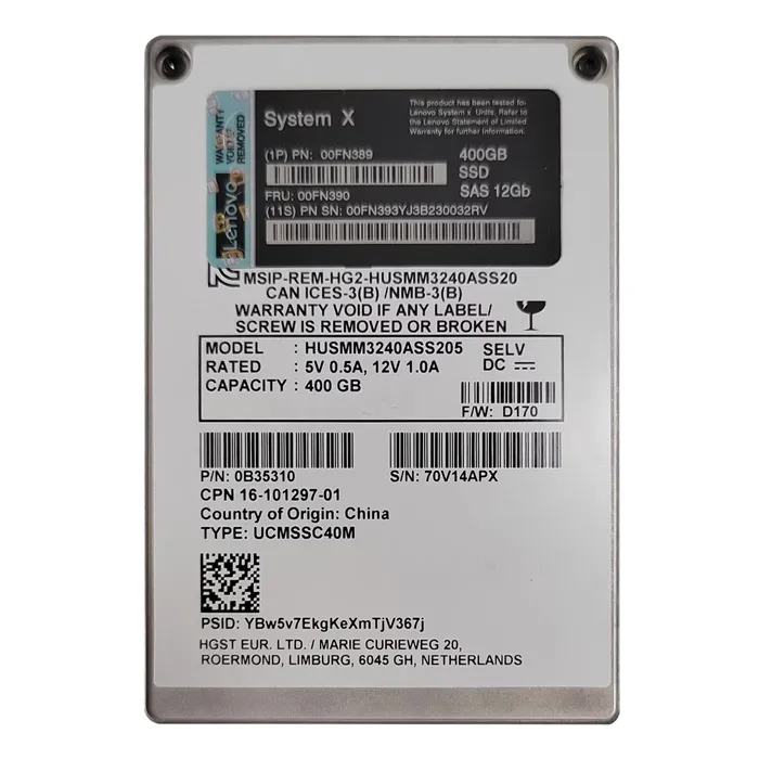 Buy IBM 00FN390 | 400GB Multi-Level Cell SAS 12Gb/s Hot Swappable 2.5-Inch Solid State Drive Refurbished - $359.12 IBM 00FN390 | 400GB Multi-Level Cell SAS 12Gb/s Hot Swappable 2.5-Inch Solid State Drive Refurbished - refurbished available on Gotodirect