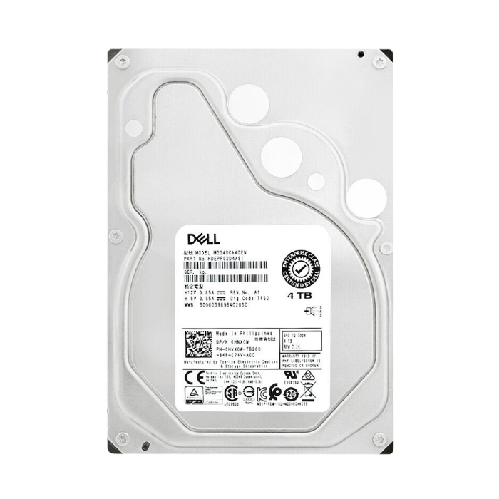 Dell HNX0W | 4TB 7200RPM SAS 12Gb/s Hot-Pluggable 3.5-Inch Nearline Hard Drive for PowerEdge Server Refurbished - Dell refurbished available on Gotodirect