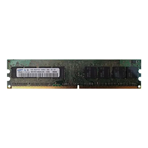 Samsung M378T2863CZS-CE6 | 1GB DDR2-667MHz PC2-5300 Non-ECC Unbuffered UDIMM CL5 1Rx8 1.8V 240-Pin Memory Module Refurbished - Samsung refurbished available on Gotodirect