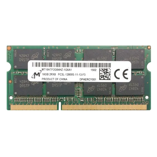 Micron MT16KTF2G64HZ-1G6 | 16GB DDR3-1600MHz PC3-12800 Non-ECC Unbuffered SODIMM CL11 2Rx8 1.35V 204-Pin Memory Module Refurbished -  refurbished available on Gotodirect