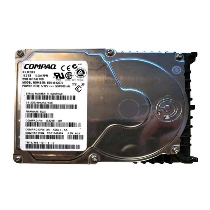 HP BD01812579 | 18.2GB 10000RPM Wide Ultra2 SCSI Hot Swappable LVD 80-Pin 3.5-Inch Hard Drive Refurbished - Hewlett-Packard (ou HP en abrégé) refurbished available on Gotodirect