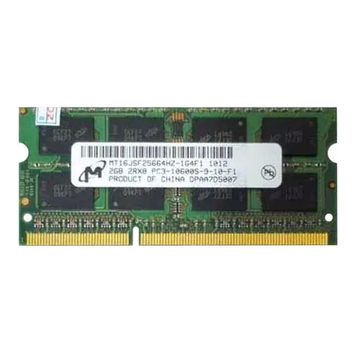 Micron MT16JSF25664HZ-1G4F1 | 2GB DDR3-1333MHz PC3-10600 Non-ECC Unbuffered SODIMM CL9 2Rx8 1.5V 204-Pin Memory Module Refurbished -  refurbished available on Gotodirect