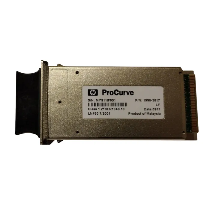HP 1990-3817 | ProCurve 10Gb/s 10GBase-SR Multi-Mode Fibre 850nm 300m Duplex SC Connector X2 Transceiver Module Refurbished - Hewlett-Packard (ou HP en abrégé) refurbished available on Gotodirect
