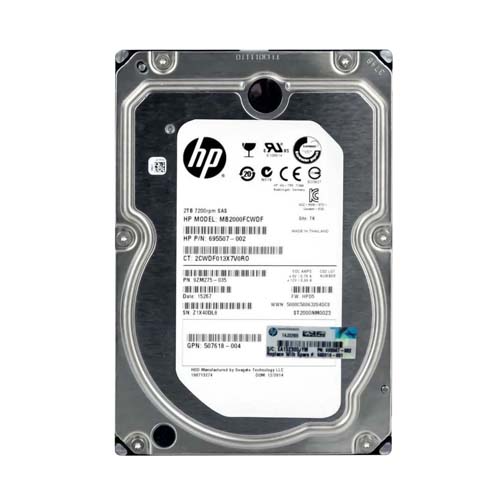 Buy HP 695507-002 | 2TB 7200RPM SAS 6Gb/s Dual Port 3.5-Inch Midline Hard Drive Refurbished - $171.76 HP 695507-002 | 2TB 7200RPM SAS 6Gb/s Dual Port 3.5-Inch Midline Hard Drive Refurbished - Hewlett-Packard (ou HP en abrégé) refurbished available on Gotodirect