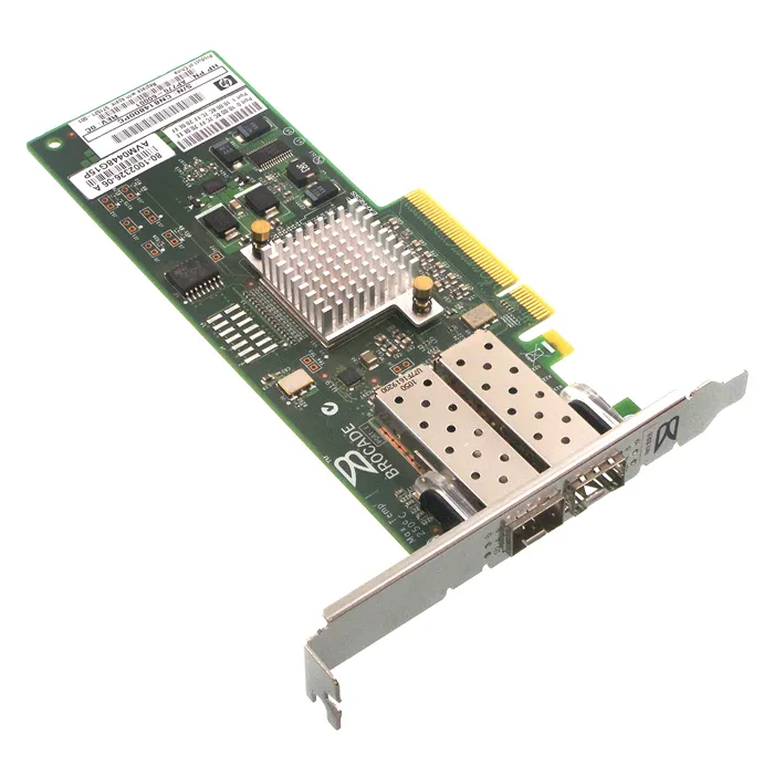 HP AP770-63001 | Storageworks 82B Dual-Ports LC 8.5Gb/s Fibre Channel PCI Express 2.0 x4 / PCI Express x8 Host Bus Network Adapter Refurbished - Hewlett-Packard (ou HP en abrégé) refurbished available on Gotodirect