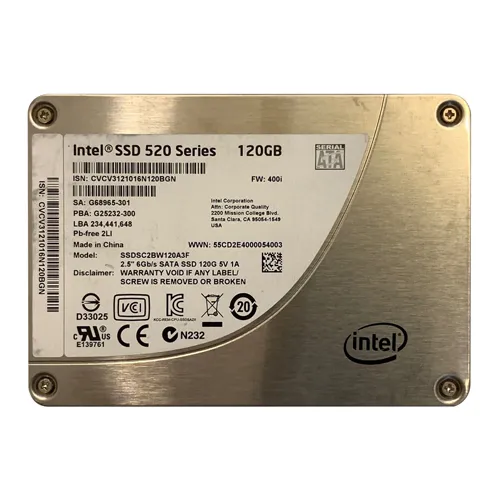Buy Intel SSDSC2BW120A3F | 520 120GB Multi-Level Cell SATA 6Gb/s 2.5-Inch Solid State Drive Refurbished - $157.06 Intel SSDSC2BW120A3F | 520 120GB Multi-Level Cell SATA 6Gb/s 2.5-Inch Solid State Drive Refurbished - Intel refurbished available on Gotodirect
