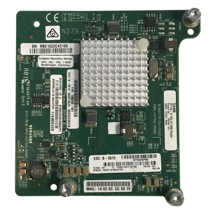 Buy HP HSTNS-BN86 | Flex-10 Dual-Ports 10Gb/s Gigabit Ethernet PCI Express 2.0 x8 Network Adapter for Bl460c G8 Refurbished - $152.86 HP HSTNS-BN86 | Flex-10 Dual-Ports 10Gb/s Gigabit Ethernet PCI Express 2.0 x8 Network Adapter for Bl460c G8 Refurbished - Hewlett-Packard (ou HP en abrégé) refurbished available on Gotodirect