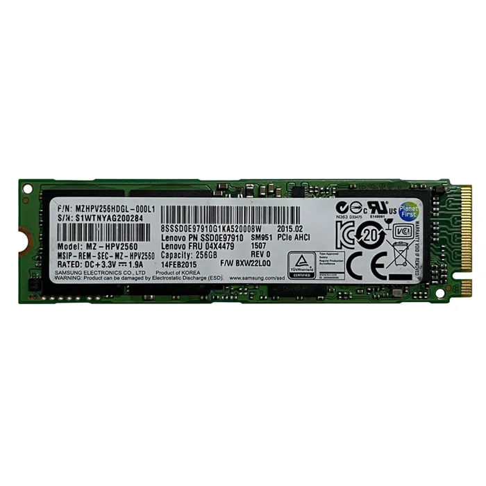 Samsung MZ-HPV2560 | SM951 256GB Multi-Level Cell PCI Express NVMe 3.0 x4 M.2 2280 Solid State Drive Refurbished - Samsung refurbished available on Gotodirect