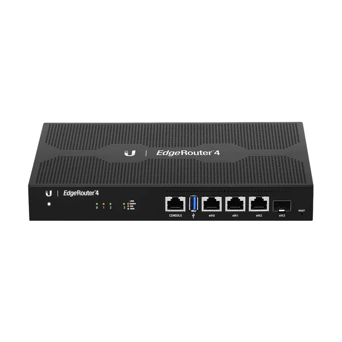 Ubiquiti ER-4 | EdgeRouter 3 x Ports 1000Base-T + 1 x Port SFP Router Refurbished - Ubiquiti refurbished available on Gotodirect
