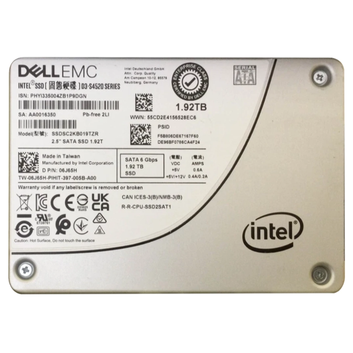 Intel SSDSC2KB019TZR | 1.92TB Triple-Level Cell SATA 6GB/s SFF 2.5-inch Solid State Drive Refurbished - Intel refurbished available on Gotodirect