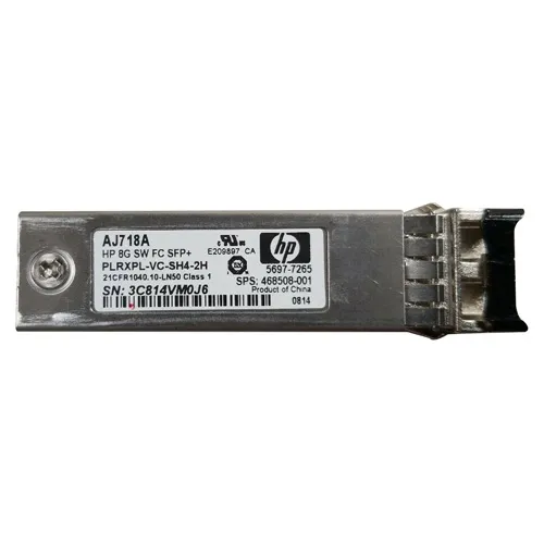 HP 5697-7265 | StorageWorks 8GB Short Wave Fibre Channel SFP Transceiver Refurbished - Hewlett-Packard (ou HP en abrégé) refurbished available on Gotodirect