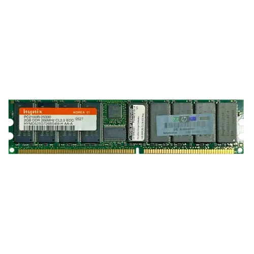 Buy Hynix HYMD525G726BS4M-H | 2GB DDR-266MHz PC-2100 ECC Registered RDIMM CL2.5 1Rx4 2.5V 184-Pin Memory Module Refurbished - $87.04 Hynix HYMD525G726BS4M-H | 2GB DDR-266MHz PC-2100 ECC Registered RDIMM CL2.5 1Rx4 2.5V 184-Pin Memory Module Refurbished - refurbished available on Gotodirect