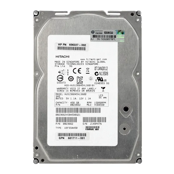 HP 601711-001 | 450GB 15000RPM SAS 6Gb/s Dual Port Hot Swappable 3.5-Inch Hard Drive Refurbished - Hewlett-Packard (ou HP en abrégé) refurbished available on Gotodirect