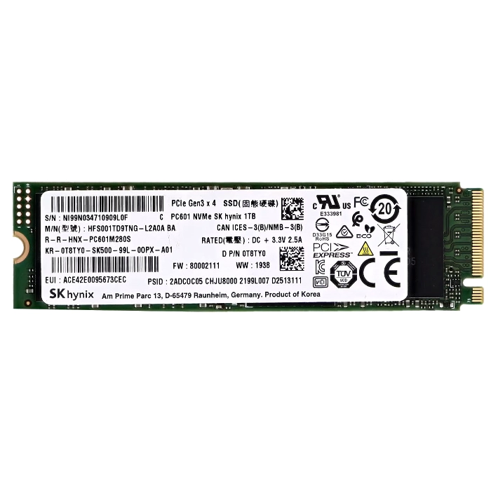 Dell T8TY0 | 1TB Triple-Level Cell PCI Express 3.0 x4 NVMe M.2 2280 Solid State Drive Refurbished - Dell refurbished available on Gotodirect