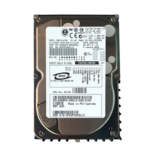 Dell 03R854 | 146GB 10000RPM Ultra320 SCSI 8MB Cache 68-Pin 3.5-Inch Hard Drive Refurbished - Dell refurbished available on Gotodirect