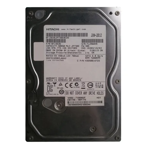 Buy Hitachi 0F15636 | 500GB 7200RPM SATA 6Gb/s 3.5-Inch Hard Drive Refurbished - $150.63 Hitachi 0F15636 | 500GB 7200RPM SATA 6Gb/s 3.5-Inch Hard Drive Refurbished - refurbished available on Gotodirect