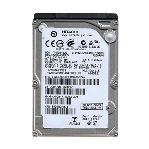HP 580303-011 | 320GB 7200RPM SATA 3Gb/s 16MB Cache 2.5-inch Hard Drive Refurbished - Hewlett-Packard (ou HP en abrégé) refurbished available on Gotodirect