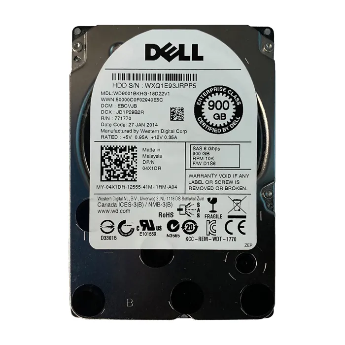 Western Digital WD9001BKHG-18D22V1 | XE 900GB 10000RPM SAS 6Gb/s 32MB Cache (CE) 2.5-Inch Enterprise Hard Drive Refurbished - Western Digital refurbished available on Gotodirect