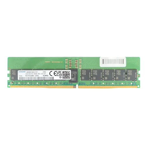 Samsung M321R4GA3BB6-CQKEG | 32GB DDR5-4800MHz PC5-38400 ECC Registered RDIMM CL40 2Rx8 1.1V 288-Pin Memory Module Refurbished - Samsung refurbished available on Gotodirect