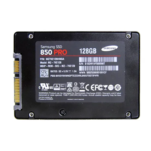 Samsung MZ-7KE128BW | 850 PRO Series 128GB Multi-Level Cell SATA 6Gb/s 7mm 2.5-Inch Solid State Drive Refurbished - Samsung refurbished available on Gotodirect