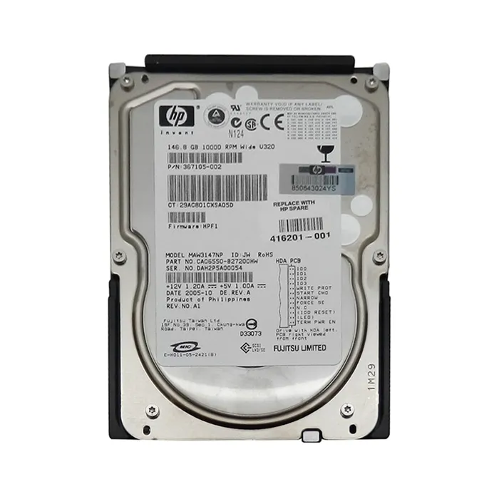 HP 416201-001 | 146GB 10000RPM Ultra320 SCSI 8MB Cache LVD 68-Pin 3.5-inch Hard Drive Refurbished - Hewlett-Packard (ou HP en abrégé) refurbished available on Gotodirect
