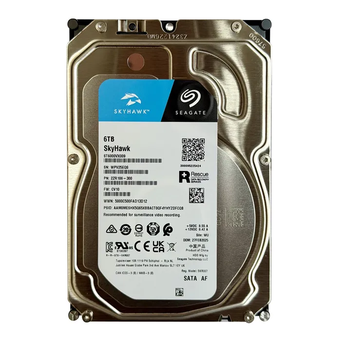 Seagate ST6000VX009 | Skyhawk 6TB 5400RPM 6Gb/s SATA 256MB Cache 3.5-inch Hard Drive Refurbished - Seagate refurbished available on Gotodirect