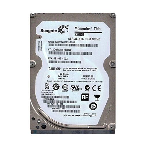 Buy HP 691917-002 | 320GB 5400RPM SATA 6Gb/s 16MB Cache 2.5-Inch Hard Drive Refurbished - $218.33 HP 691917-002 | 320GB 5400RPM SATA 6Gb/s 16MB Cache 2.5-Inch Hard Drive Refurbished - Hewlett-Packard (ou HP en abrégé) refurbished available on Gotodirect