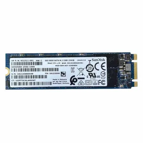 HP 932311-001 | 256GB Triple-Level Cell SATA 6Gb/s M.2 2280 Solid State Drive Refurbished - Hewlett-Packard (ou HP en abrégé) refurbished available on Gotodirect
