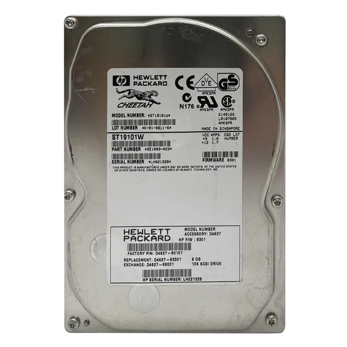 HP D4627-69001 | 9.1GB 10000RPM Ultra Wide SCSI 68-Pin 3.5-Inch Hard Drive Refurbished - Hewlett-Packard (ou HP en abrégé) refurbished available on Gotodirect