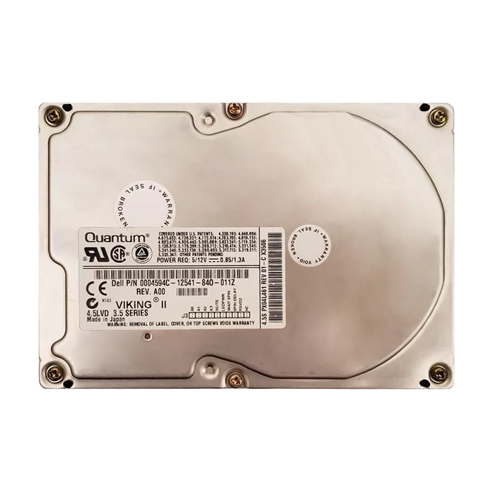 Dell 0004594C | 4GB 7200RPM Ultra Wide SCSI 3.5-Inch 512KB Cache Hard Drive Refurbished - Dell refurbished available on Gotodirect