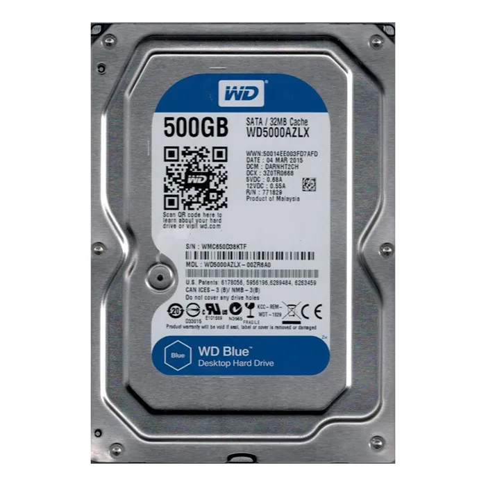 Western Digital WD5000AZLX-00ZR6A0 | Blue 500GB 3.5-inch 6GB/s SATA 7200RPM 32MB Cache Desktop Hard Drive Refurbished - Western Digital refurbished available on Gotodirect