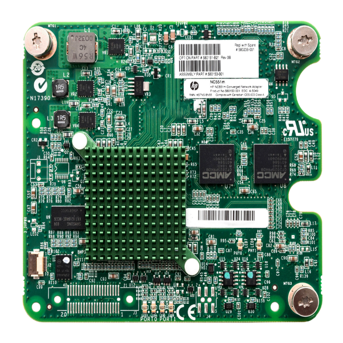 Buy HP 580153-001 | FlexFabric NC551M 2-Ports 10Gb/s Gigabit Ethernet Network Adapter Card Refurbished - $137.68 HP 580153-001 | FlexFabric NC551M 2-Ports 10Gb/s Gigabit Ethernet Network Adapter Card Refurbished - Hewlett-Packard (ou HP en abrégé) refurbished available on Gotodirect