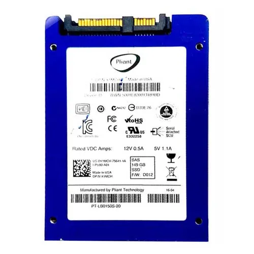 Dell 0X1MCH | 149GB Single-Level Cell SAS 3Gb/s Hot-Pluggable 2.5-Inch Solid State Drive for PowerEdge Servers Refurbished - Dell refurbished available on Gotodirect