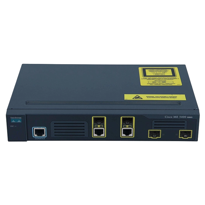 Cisco ME-3400G-2CS-A | ME 3400 Series 3400EG-2CS 2 x Ports SFP 10/100/1000Base-TX Layer 3 Managed Gigabit Ethernet Access Switch Refurbished - Cisco Systems Inc. refurbished available on Gotodirect